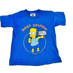 Bart Simpson Check It Out, Man Vintage 1990 Single Stitch SSI Movie Promo T-Shir